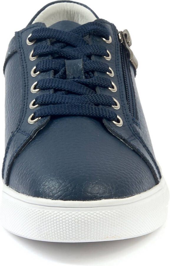 Gabylou Comfort lederen sneakers Grote voeten Gaelle model Silver - Foto 5