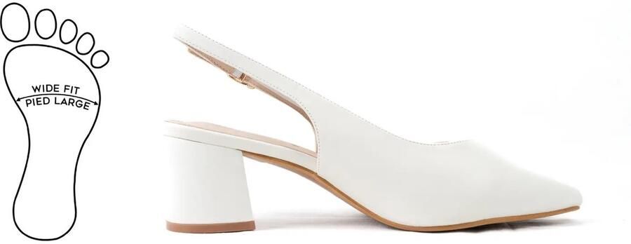 Gabylou Verstelbare sandalen met brede neus en hak model H Lea