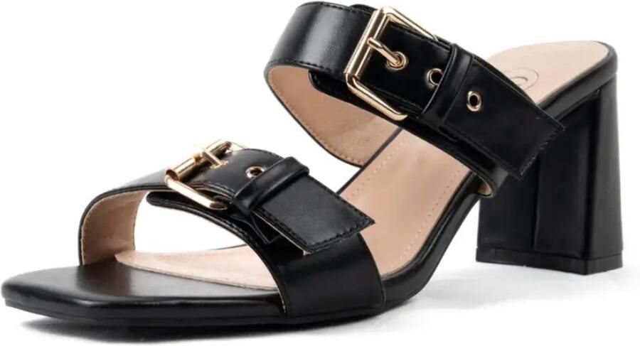 Gabylou Verstelbare muiltjes met brede neus en hak model H Iza - Foto 2