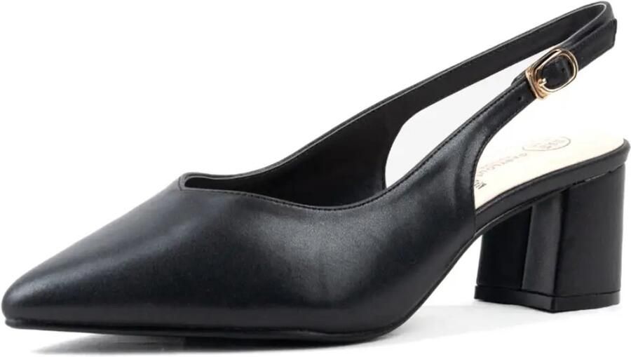 Gabylou Verstelbare sandalen met brede neus en hak model H Lea