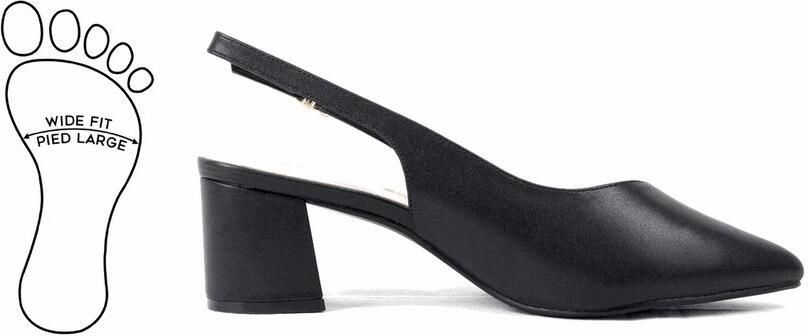 Gabylou Verstelbare sandalen met brede neus en hak model H Lea - Foto 2