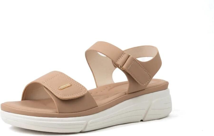 Gabylou H stijl verstelbare brede voeten sandalen Mia model