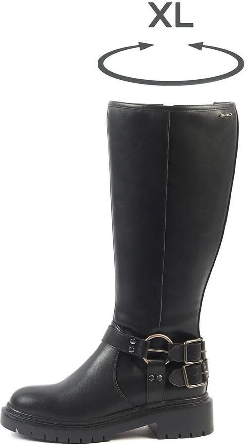 Gabylou XL laarzen voor brede kuiten Model Angelina