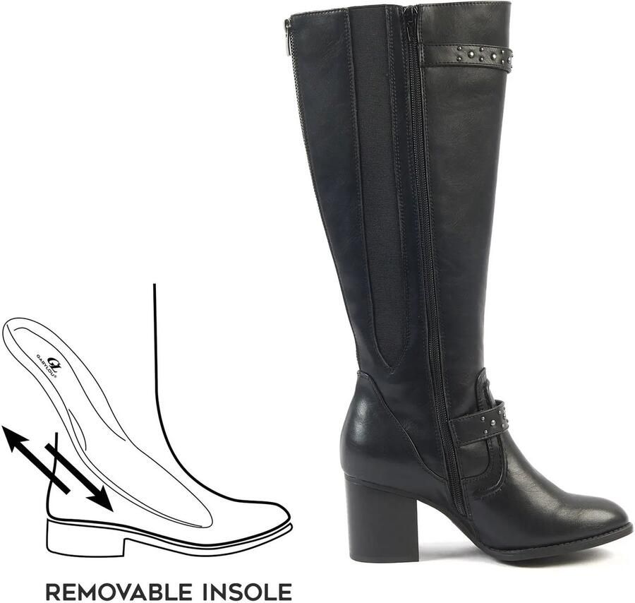 Gabylou XL laarzen met wijde schacht model Chrystel