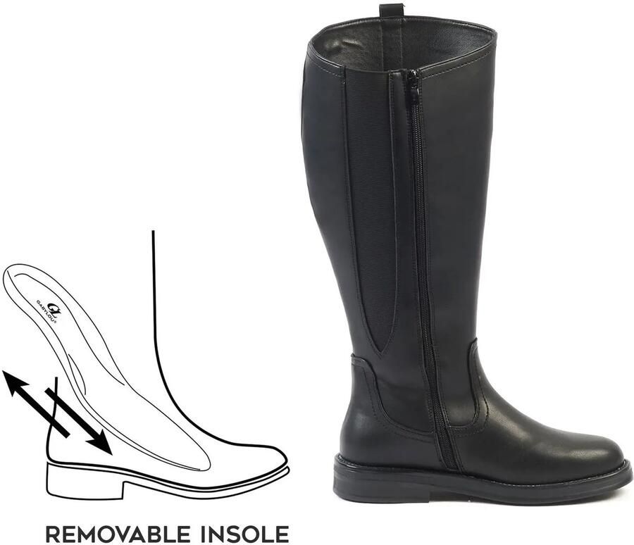 Gabylou XL laarzen voor brede kuiten Model Isabelle