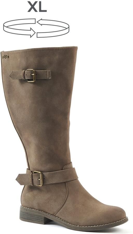 Gabylou XL Ruiterlaarzen voor BREDE KUITEN Model Isabelle Kleur zwart - Foto 9