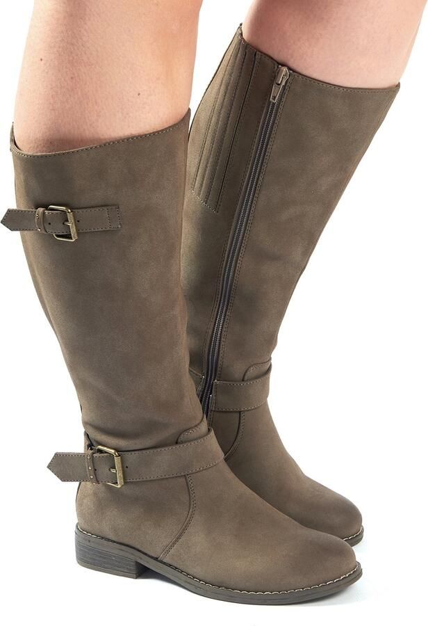 Gabylou XL Ruiterlaarzen voor BREDE KUITEN Model Isabelle Kleur zwart - Foto 6