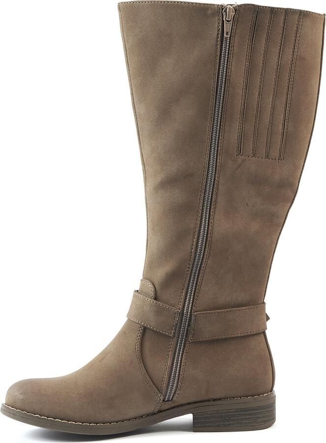 Gabylou XL Ruiterlaarzen voor BREDE KUITEN Model Isabelle Kleur zwart - Foto 3