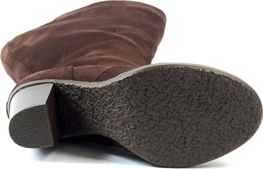 Gabylou Laarzen voor brede kuiten XL Model Kamilla Donkerbruin MF - Foto 3