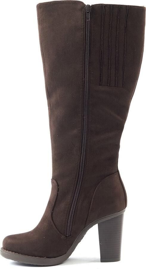 Gabylou Laarzen voor brede kuiten XL Model Kamilla Donkerbruin MF - Foto 4