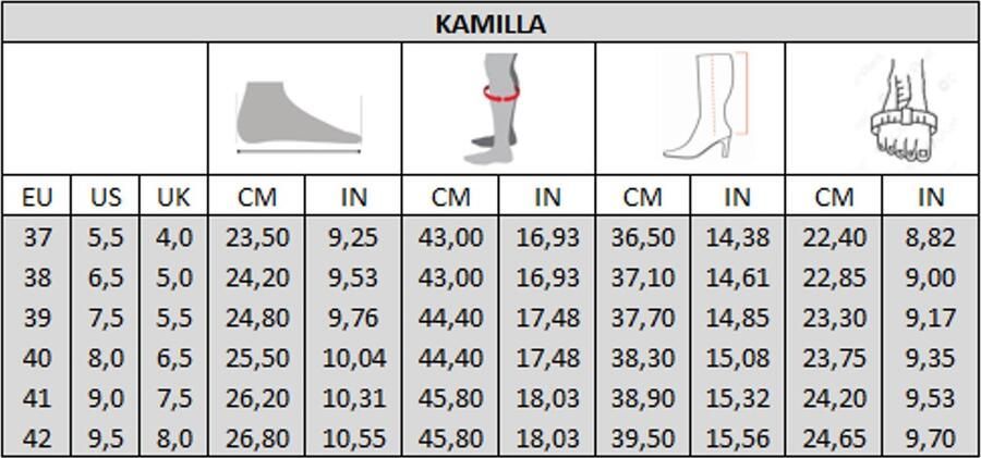Gabylou Laarzen voor brede kuiten XL Model Kamilla Donkerbruin MF - Foto 6