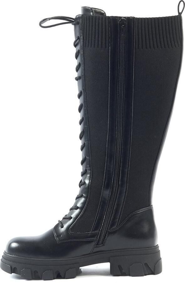 Gabylou XL laarzen voor brede kuiten Model Margot. Black - Foto 3