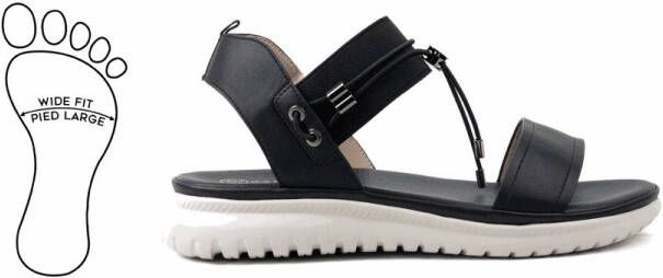 Gabylou H Modele Lou Verstelbare brede voet sandalen