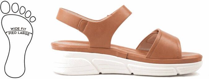 Gabylou H stijl verstelbare brede voeten sandalen Mia model