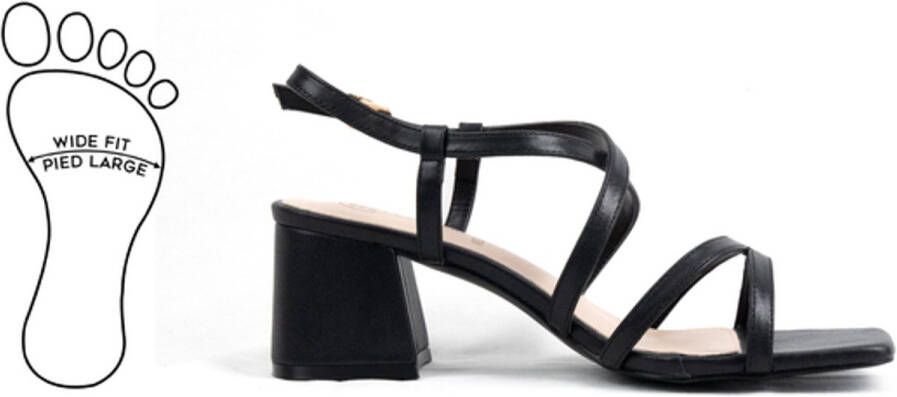 Gabylou H stijl verstelbare brede voeten sandalen Zoe model
