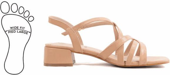 Gabylou H Verstelbare sandalen brede voeten Eva model