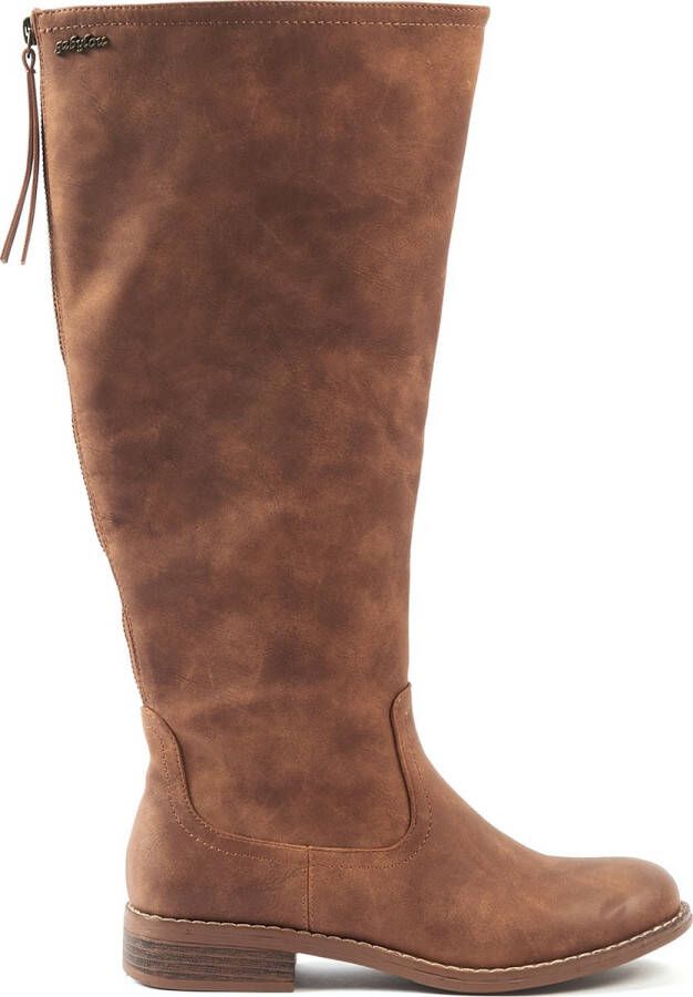 Gabylou Laarzen voor brede kuiten XL Model Guiomar Camel