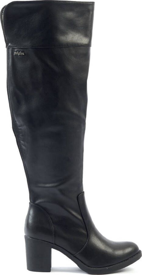 Gabylou XL laarzen voor brede kuiten Model Nathalie. Black