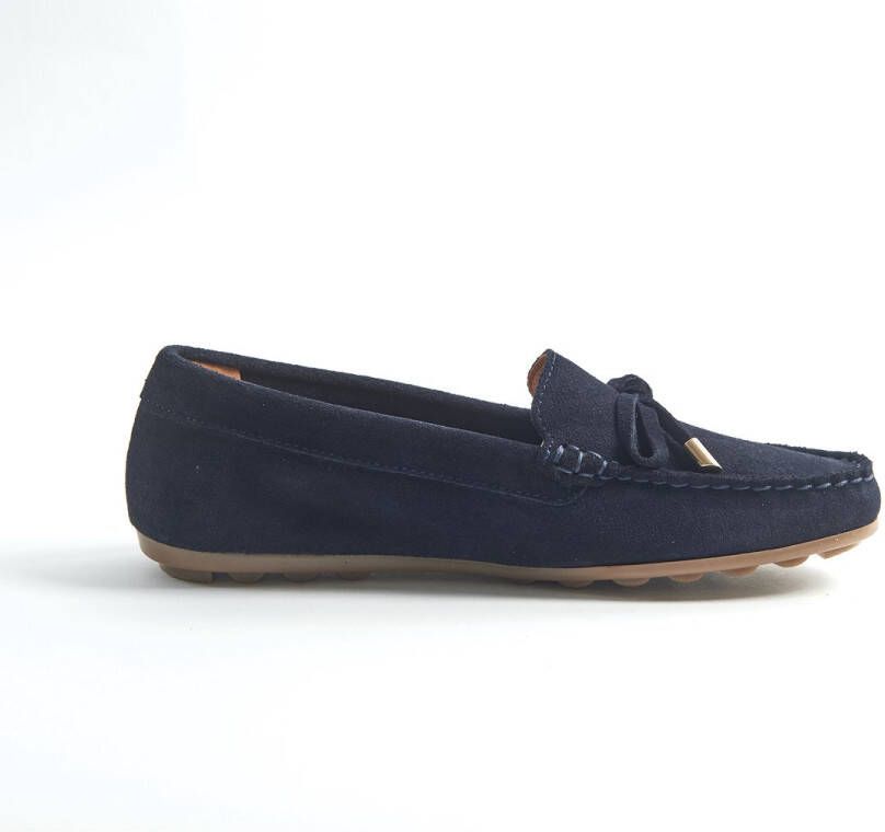 Gabylou Mocassins comfort leer suède Model Caroline Marine - Foto 5