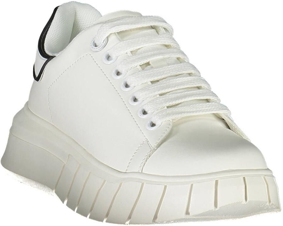 GAELLE PARIS Dames Sportschoenen Wit Contrasterende Details Innovatief Design