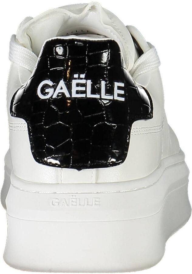 GAELLE PARIS Dames Sportschoenen Wit Contrasterende Details Logodetail - Foto 2