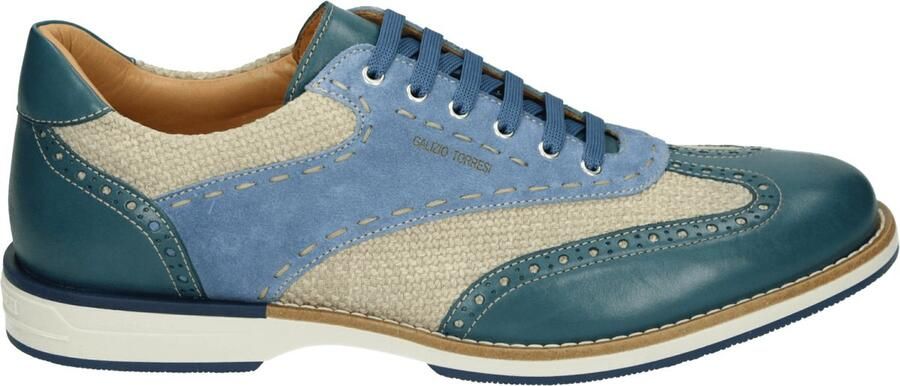 Galizio Torresi 313930 Vrije tijdsschoenenHeren veterschoenHeren sneakersCasual Blauw