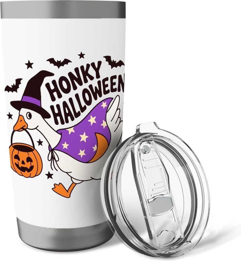 Gans Heks Halloween Snoepjes Trick or Treat Thermosbeker