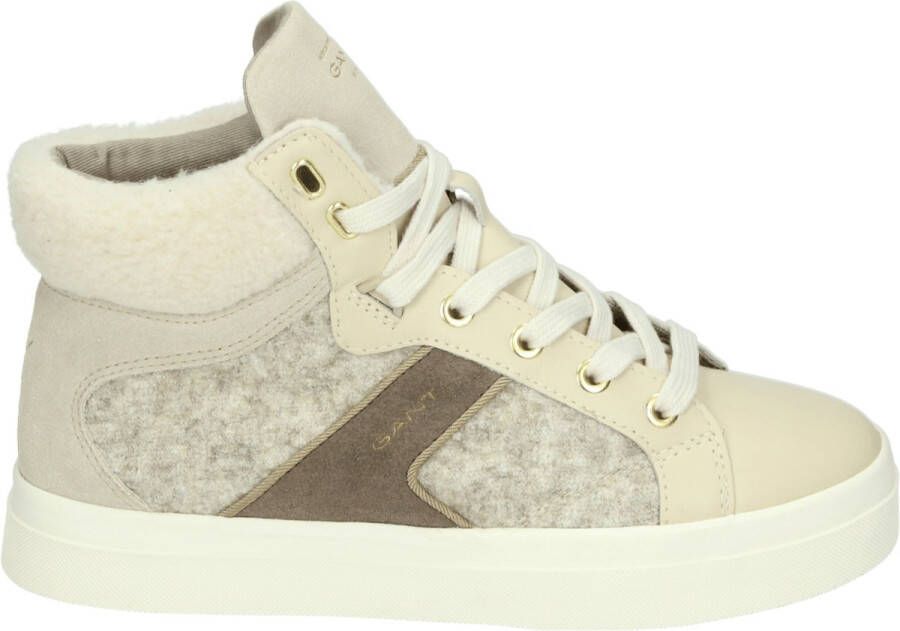 Gant AVONA~~~~~~~~~~~~~~~~~~~~~~~~~ Half-hoge schoenen Wit beige