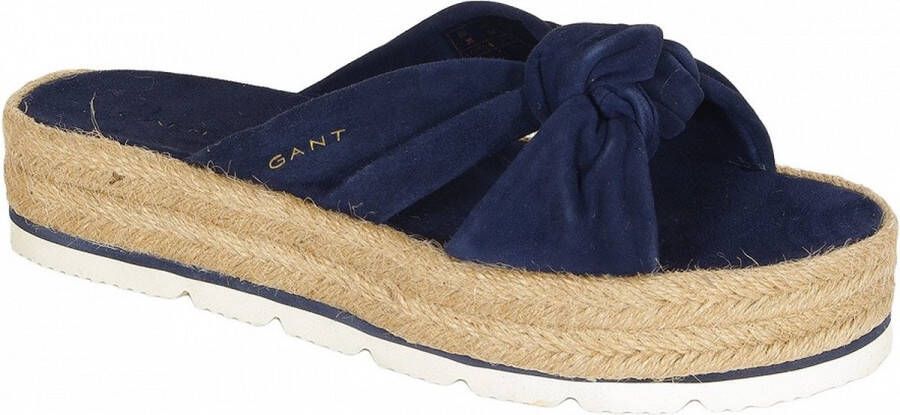 Gant Cape Coral slippers suede marine