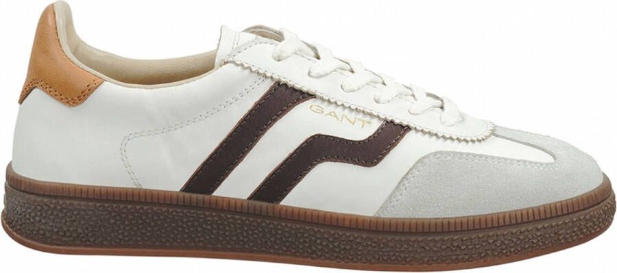 Gant Leren sneakers met contrastgarnering model 'Cuzima'