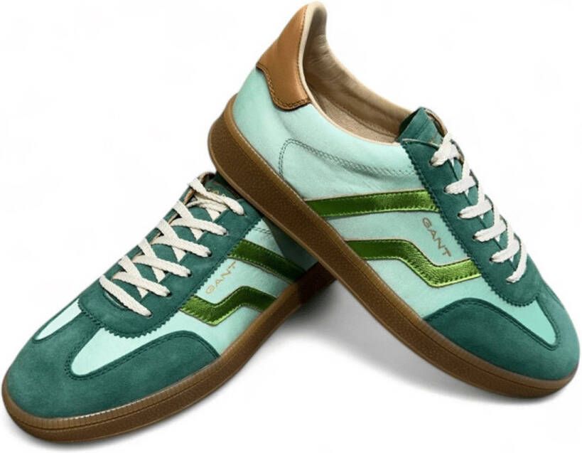 Gant Sneakers van leermix met labeldetail model 'CUZIMA'