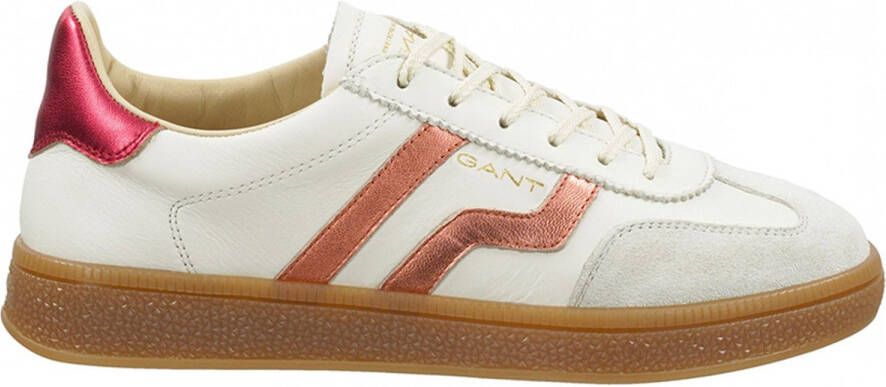 Gant Dames Sneaker Wit Roze WIT