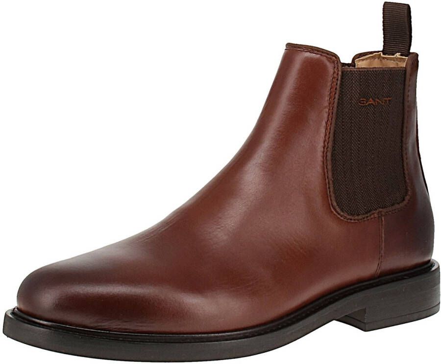 Gant Footwear 31651089 St Fairkon Heren enkellaarsjes G45-Cognac