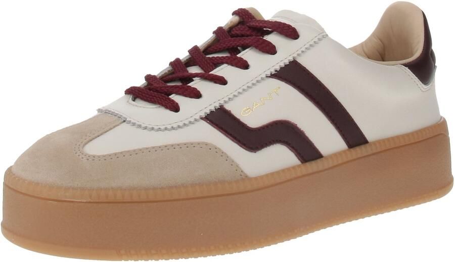 Gant Footwear 31531047 Cuzmani Damestrainers G933-Off-White-Plum-Red