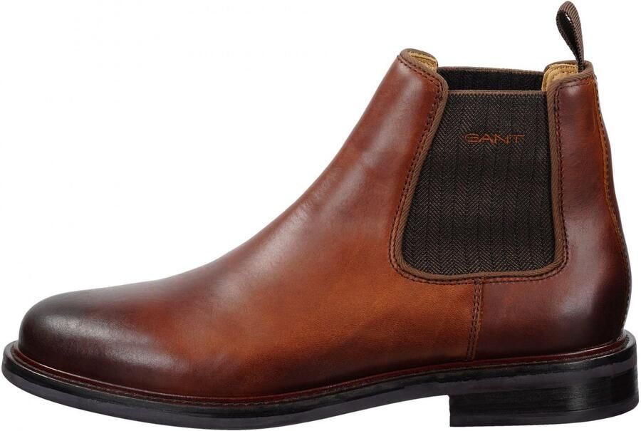 Gant Footwear 31651089 St Fairkon Heren enkellaarsjes G45-Cognac