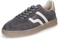 Gant Sneakers van leer met vetersluiting model 'Cuzima' - Grijs
