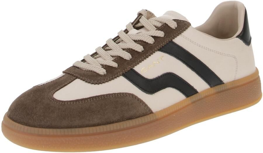 Gant herensneaker Cuzmo suede 29631642 wit bruin zwart