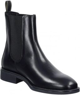 Gant Chelsea boots van leer met labeldetail model 'Fayy'