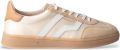 Gant sneakers van Leermix Model 'Cuzima' - Beige