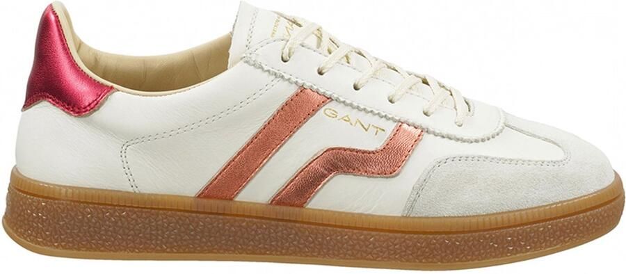 Gant Dames Sneaker Wit Roze WIT