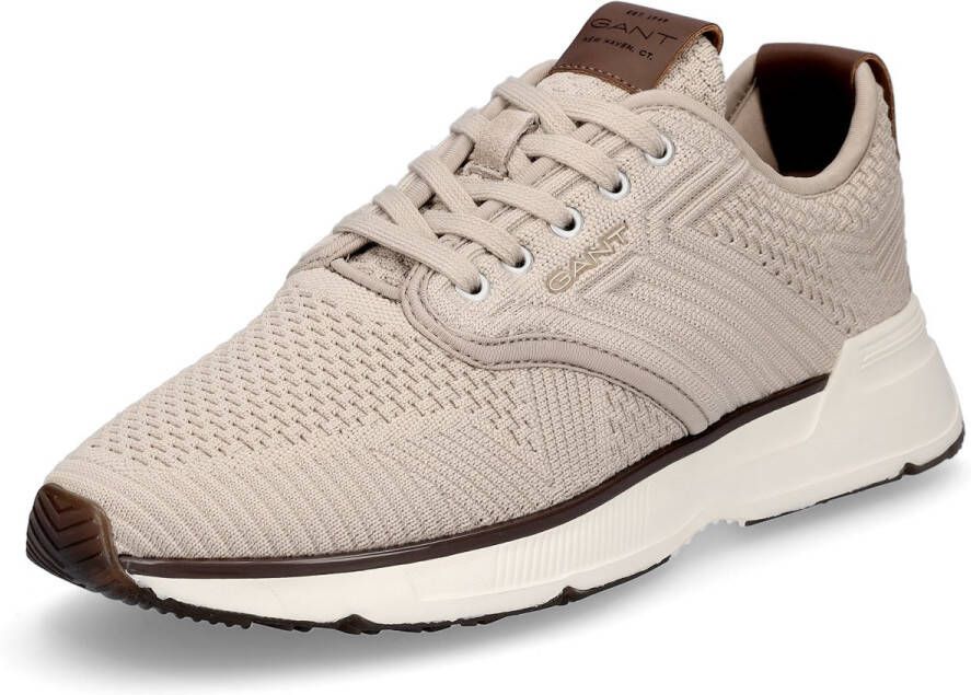 Gant gebreide herensneaker beige