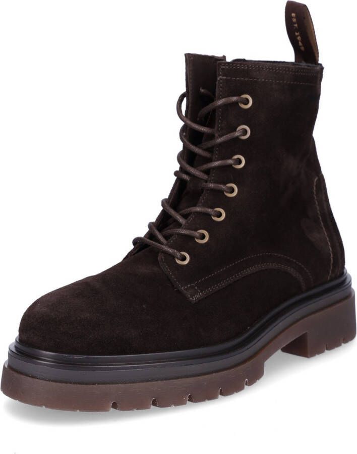 Gant heren leren veterboot Ramzee bruin