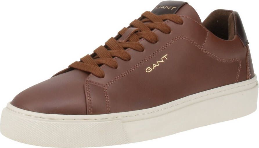 Gant Klassieke leren cupsole sneakers Brown Heren