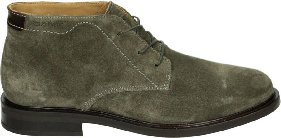 Gant ST FAIRKON Business half-hoogNette herenschoenen Taupe