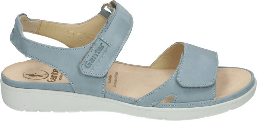 Ganter 200123~GINA~~~~~~~~~~~~~~~~~~~ Platte sandalenDames Sandalen Blauw