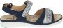Ganter 200172~~~~~~~~~~~~~~~~~~~~~~~~ Platte sandalenDames Sandalen Blauw - Thumbnail 1