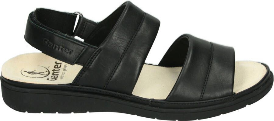 Ganter 200521~~~~~~~~~~~~~~~~~~~~~~~~ Dames slippers Zwart