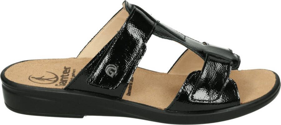 Ganter 202844~SONNICA~~~~~~~~~~~~~~~~ Dames slippers Zwart