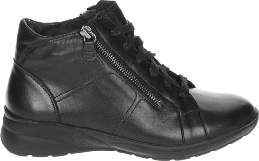 Ganter 208081~~~~~~~~~~~~~~~~~~~~~~~~ Hoge sneakersVeterlaarzenDames veterschoenenDames sneakersHalf-hoge schoenen Zwart