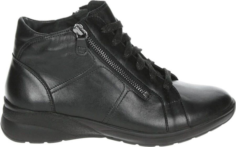 Ganter 208081~~~~~~~~~~~~~~~~~~~~~~~~ Hoge sneakersVeterlaarzenDames veterschoenenDames sneakersHalf-hoge schoenen Zwart